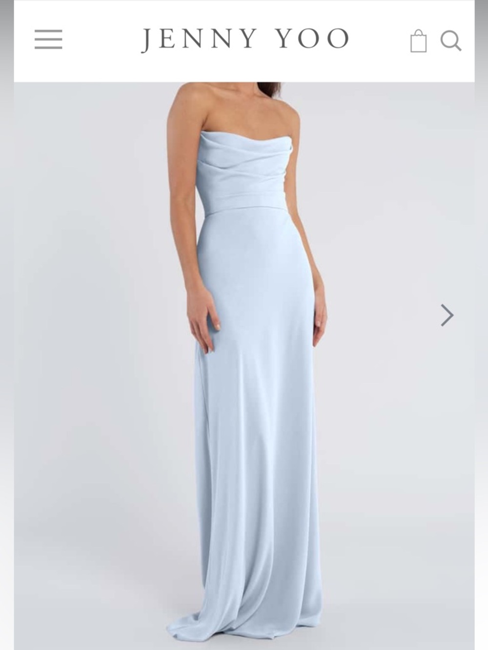 JENNY YOO LIV DRESS SIZE 4 NWT